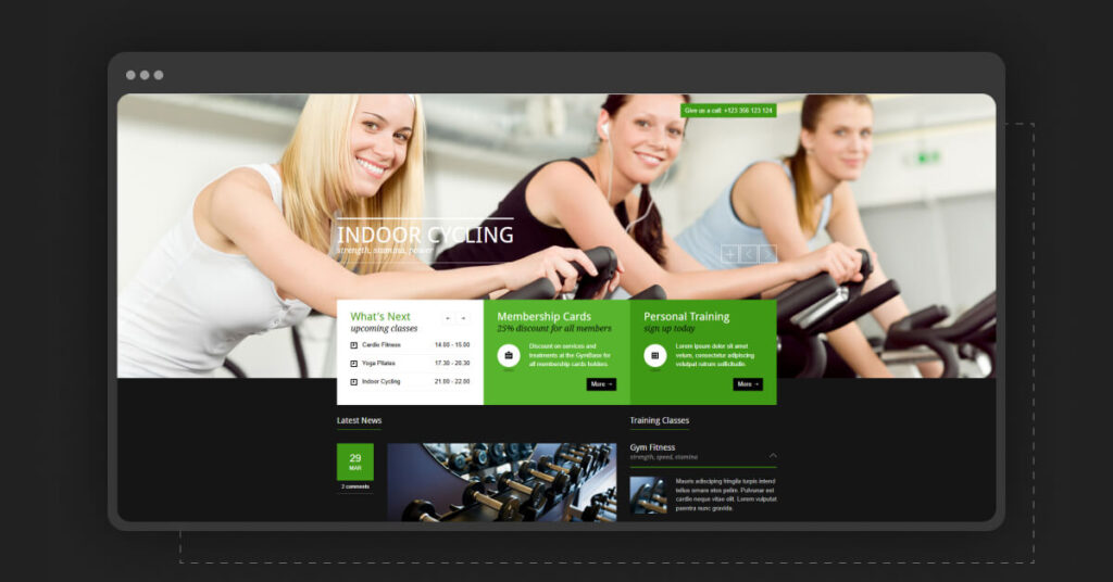 GymBase - Gym Fitness Template