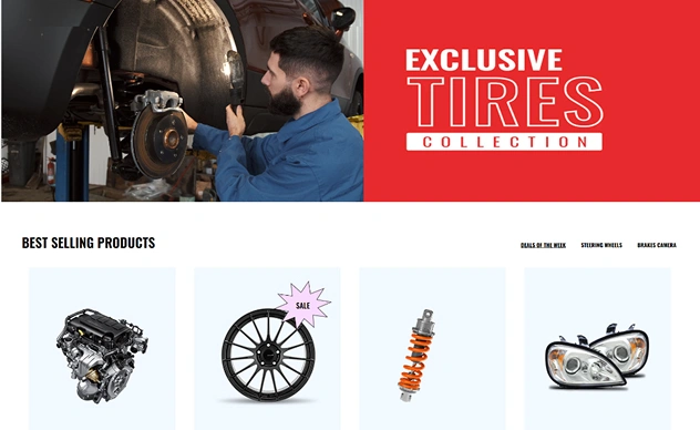 Motokits- Auto Parts & Services Creative Shopify Theme