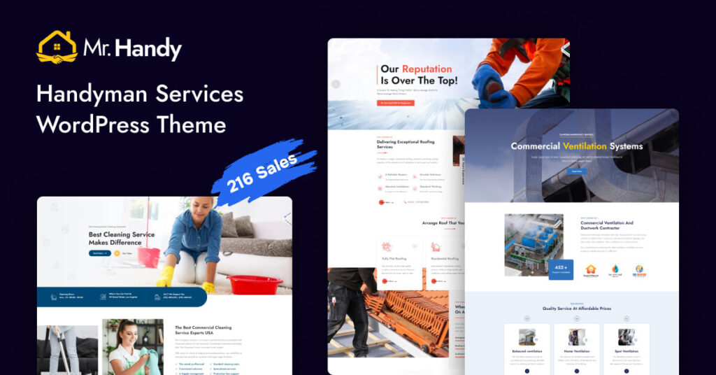 MrHandy – Handyman Services WordPress Theme