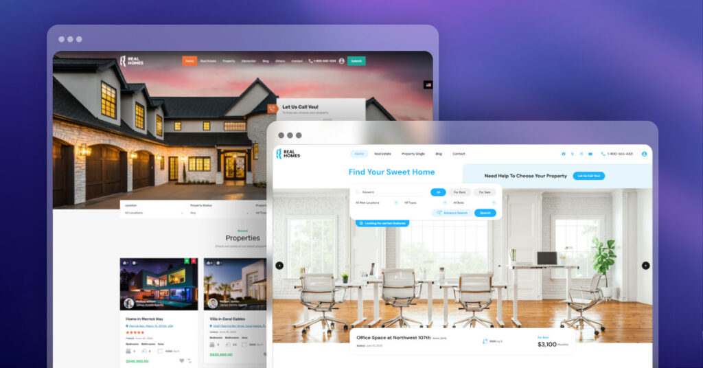 RH - Real Estate WordPress Theme.