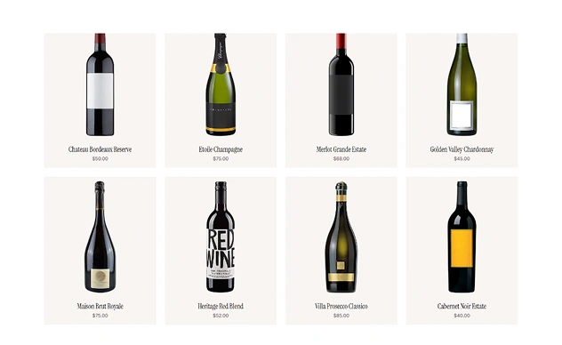 Winery Website Wix Template