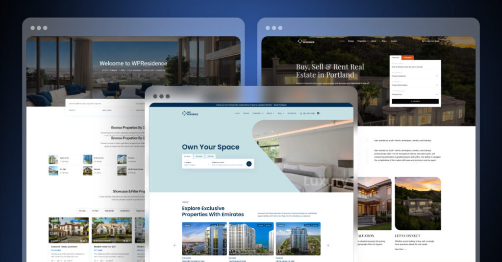 Residence Real Estate WordPress Theme