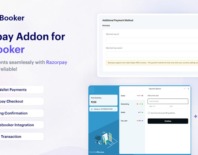 Razorpay Payment Gateway Addon For TrueBooker