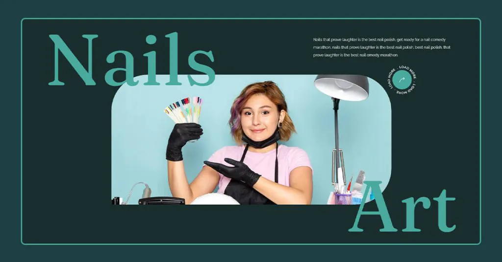 Nail and Beauty Salon Website Webflow Template