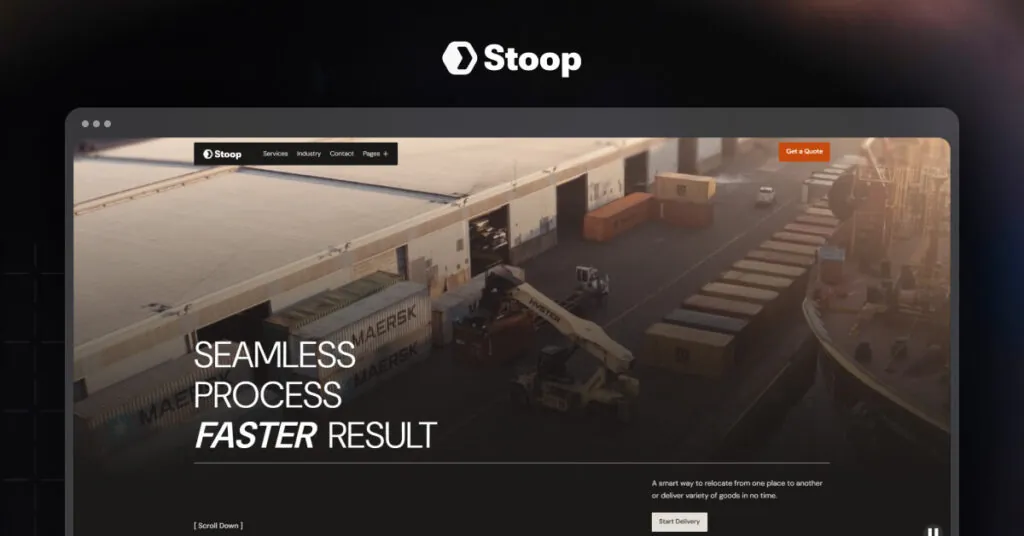 Stoop - Transportation Website Webflow Template