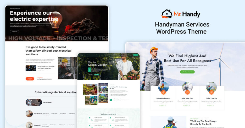 MrHandy – Handyman Services WordPress Theme