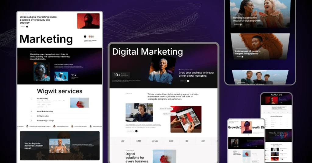 Wowpix- Portfolio and Agency Website Webflow Template