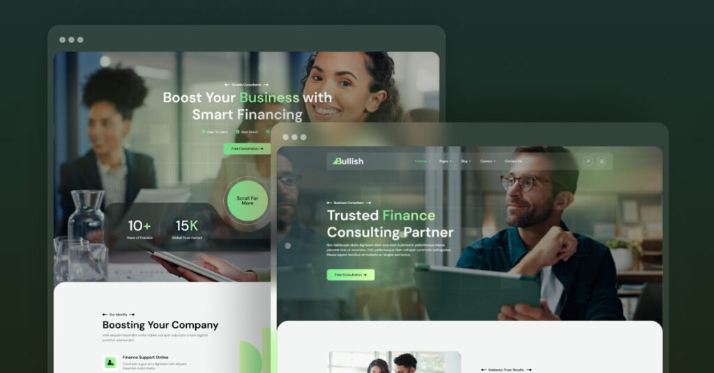 Bullish - Finance Consulting WordPress Theme