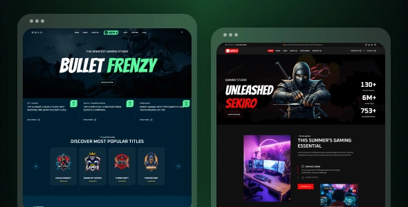 eSports & Gaming WordPress Theme