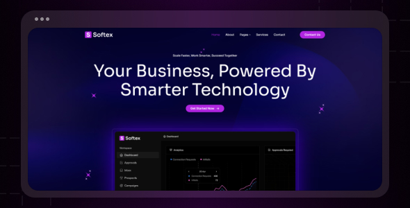 Sass & Software Landing Template