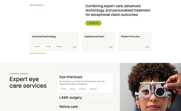 Vizzon Webflow Template Banner