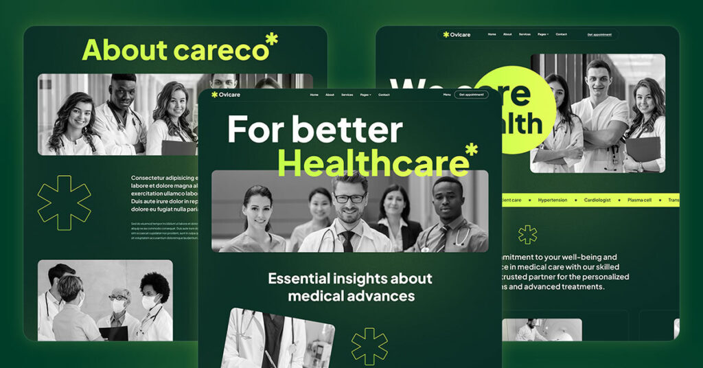 Ovicare- Medical and Healthcare Website Webflow Template