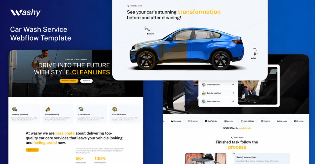 Washy-1200-628 (1) Washy-Car Wash and Auto Detailing Website Webflow Template
