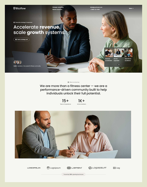 Bizzflow- Sales & Business Development Website Webflow Template