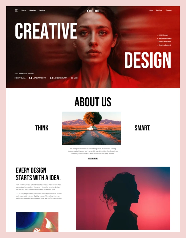vellano Vellano- Creative Studio Website Webflow Template