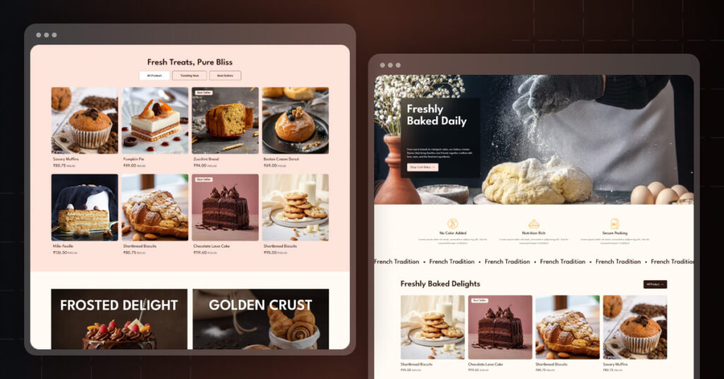 Delizia – Bakeries & Dessert Brands Website Wix Template
