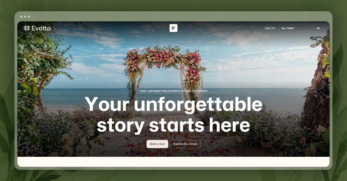 1200x628 8 Popular Weddings and Events Website Webflow Template 2026