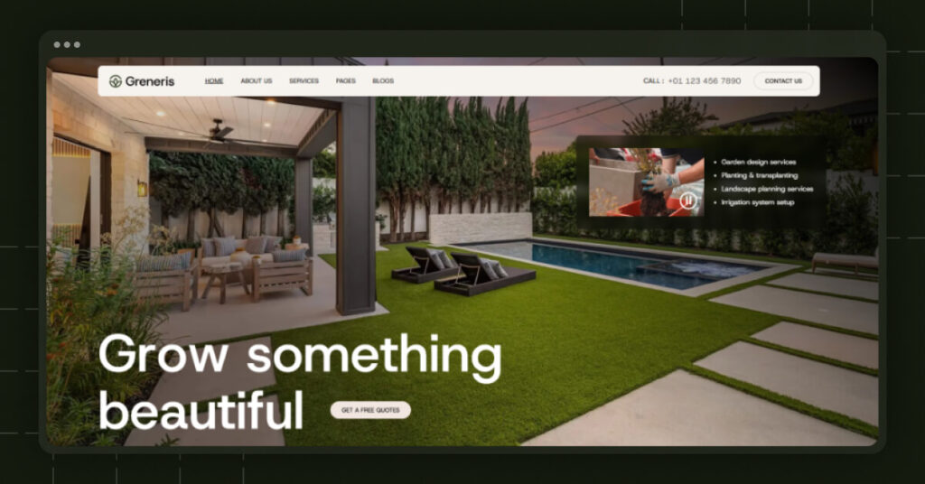 Gardening and Landscaping Business Website Webflow Template Gardening and Landscaping Business Website Webflow Template