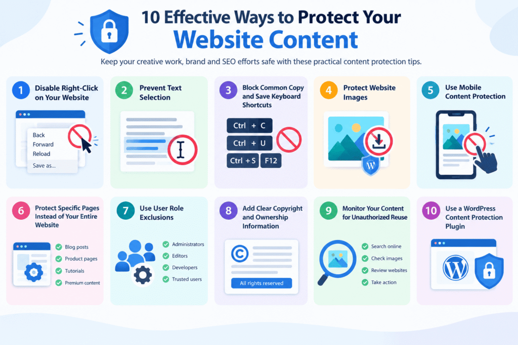 Website Content Protection: 10 Ways to Prevent Theft in 2026