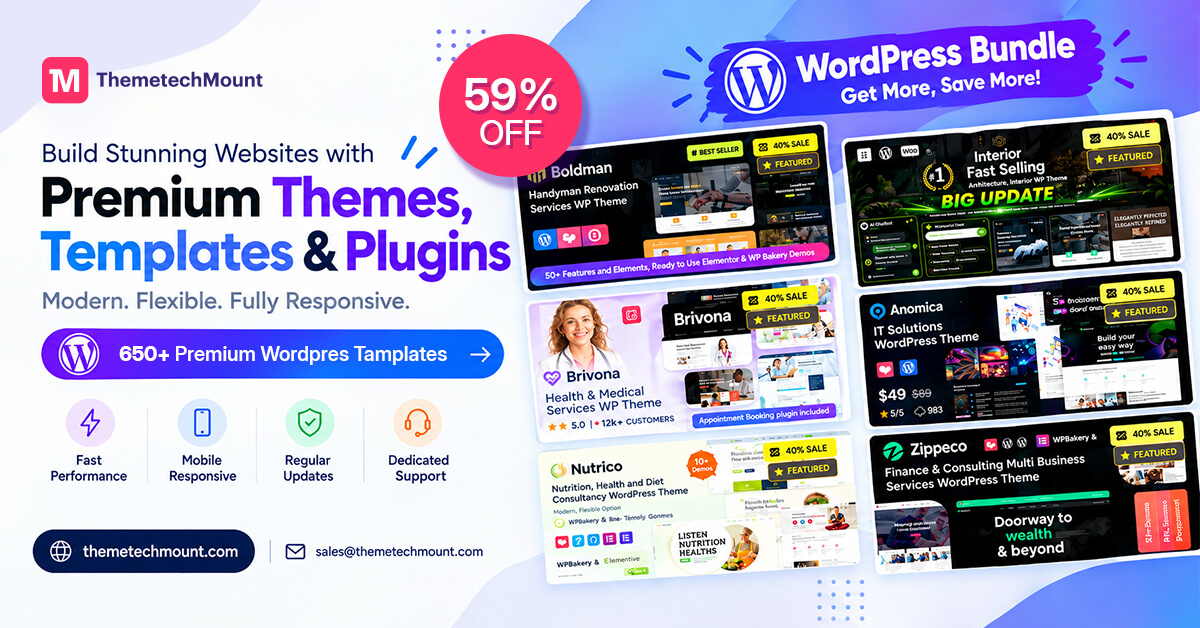 WordPress Theme Bundle: Get 100+ Premium Themes for Website