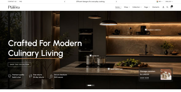 Platera – Kitchen & Home Essentials Website Shopify Theme
