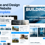 Architecture and Design Company Website Webflow Template