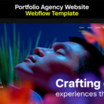 Best Portfolio Agency Webflow Template for Creative Business