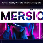 Virtual Reality Website Webflow Template 2026