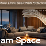 Architecture and Interior Designer Website Webflow Template